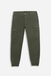 PANTALONE CARGO BASIC VERDE MILITARE